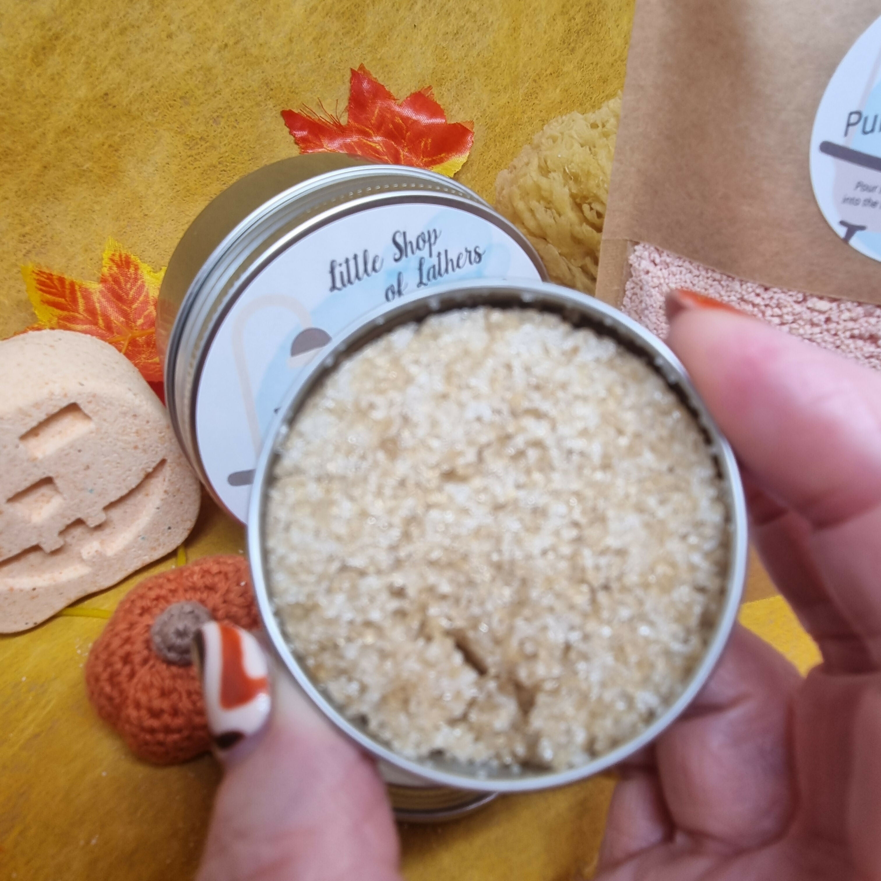 Pumpkin Spice Latte Exfoliating Lip Scrub