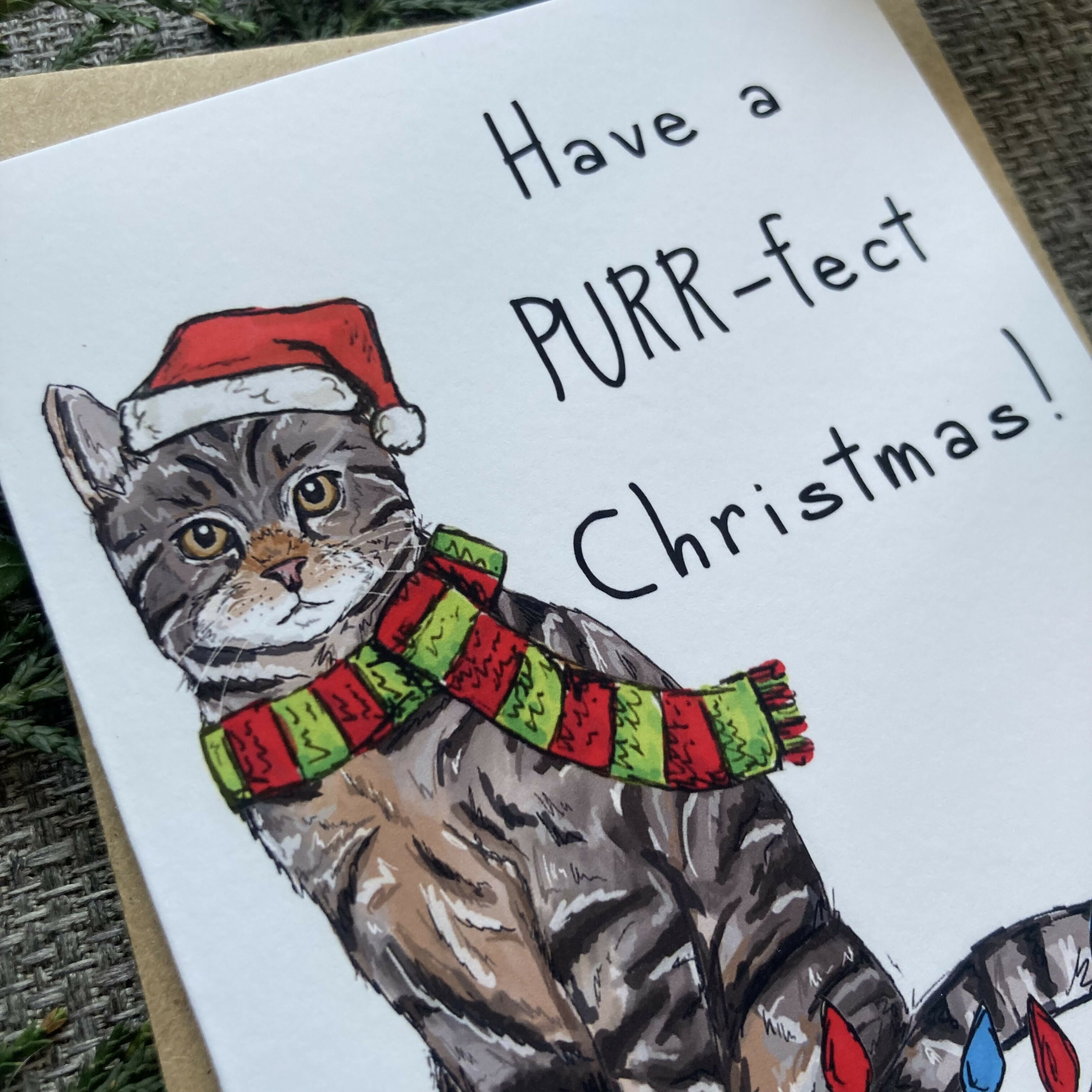 Purr-fect Christmas Card