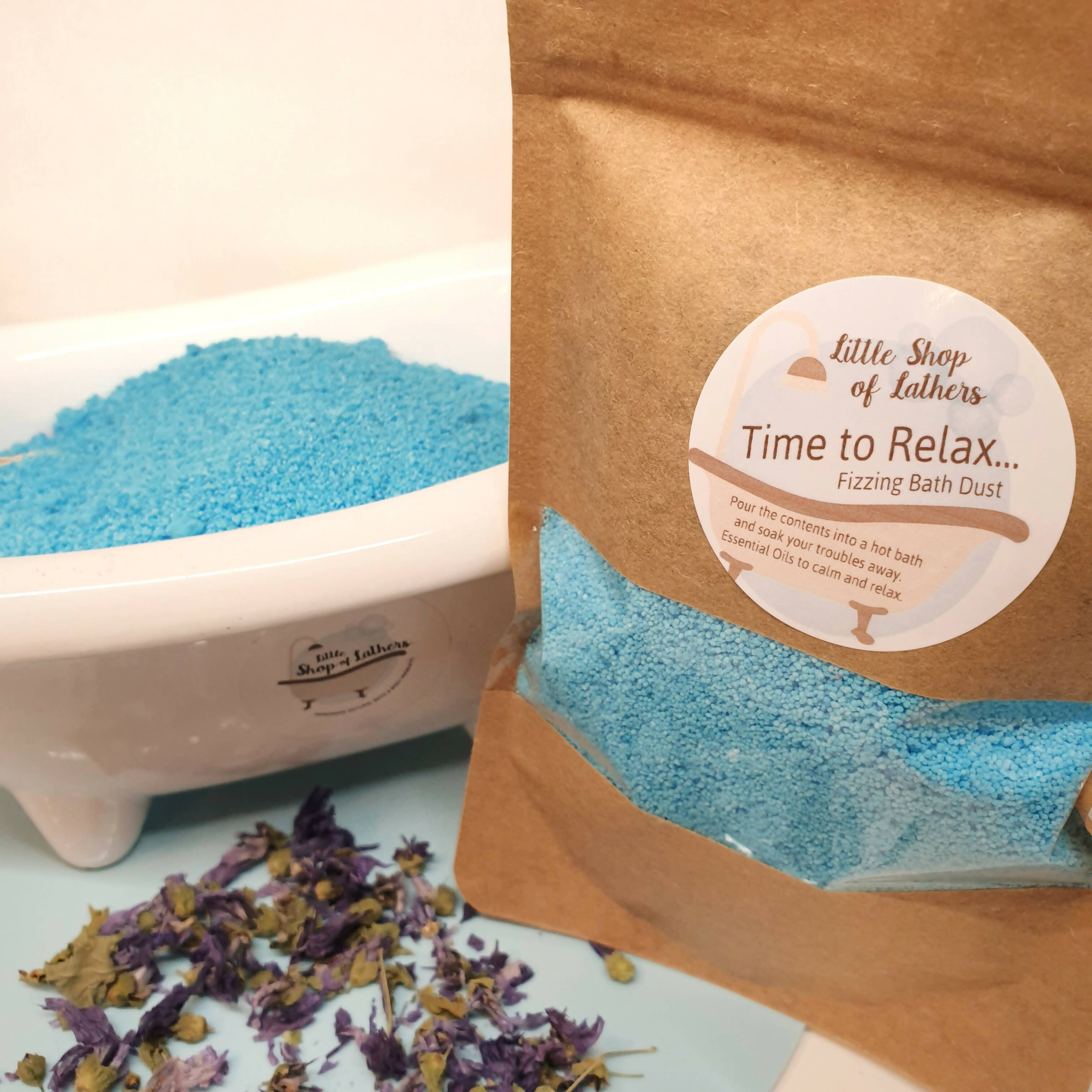 Time to Relax Bath Fizz | Aromatherapy Self-Care | Art & Soul