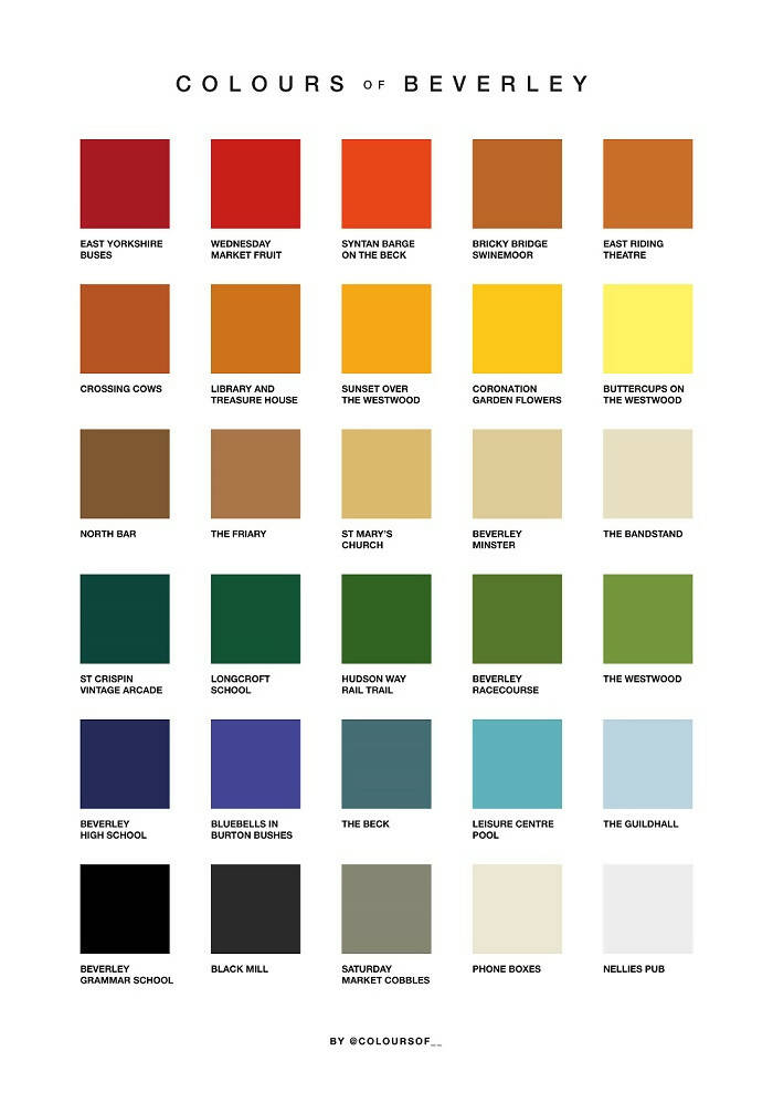 Colours Of Beverley Print