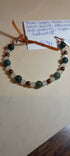 Copper Clasp Bracelet, with Moss Agate, Rose Quartz and Copper Hematite