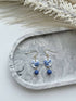 Blue China No. 5 - Handmade Polymer Clay Earrings