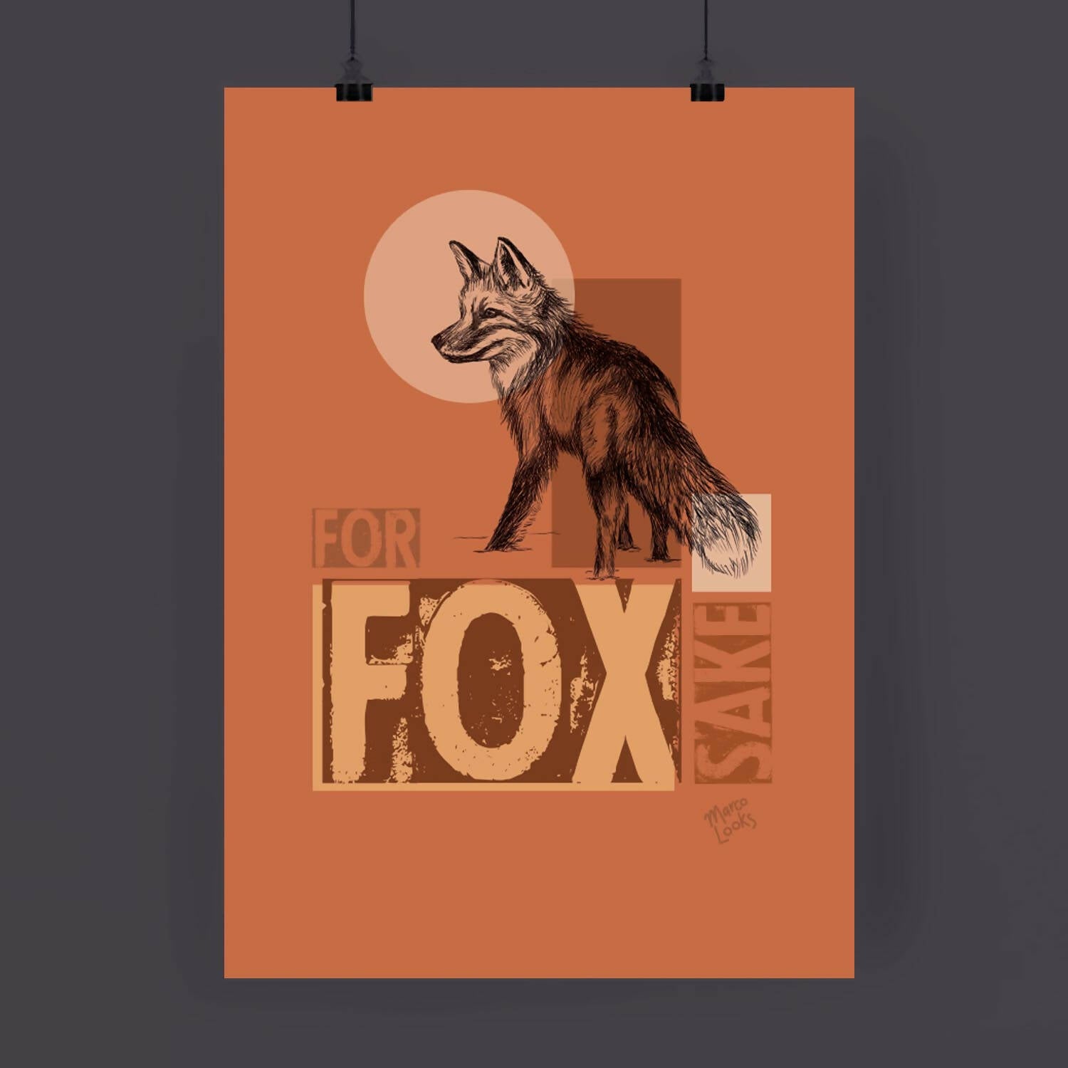A4 Animal Pun Print