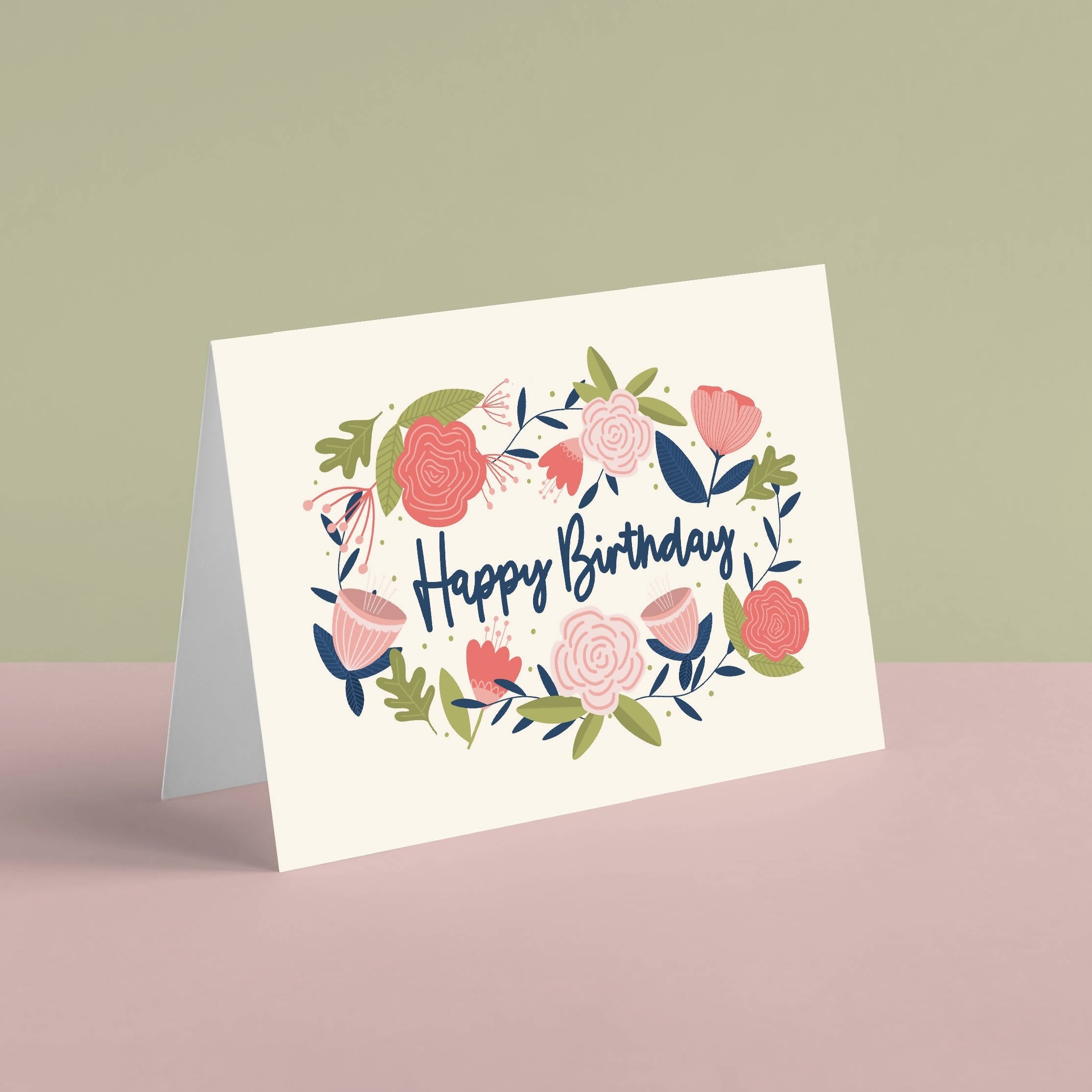Beautiful Floral Birthday Card for Special Celebrations | Art & Soul