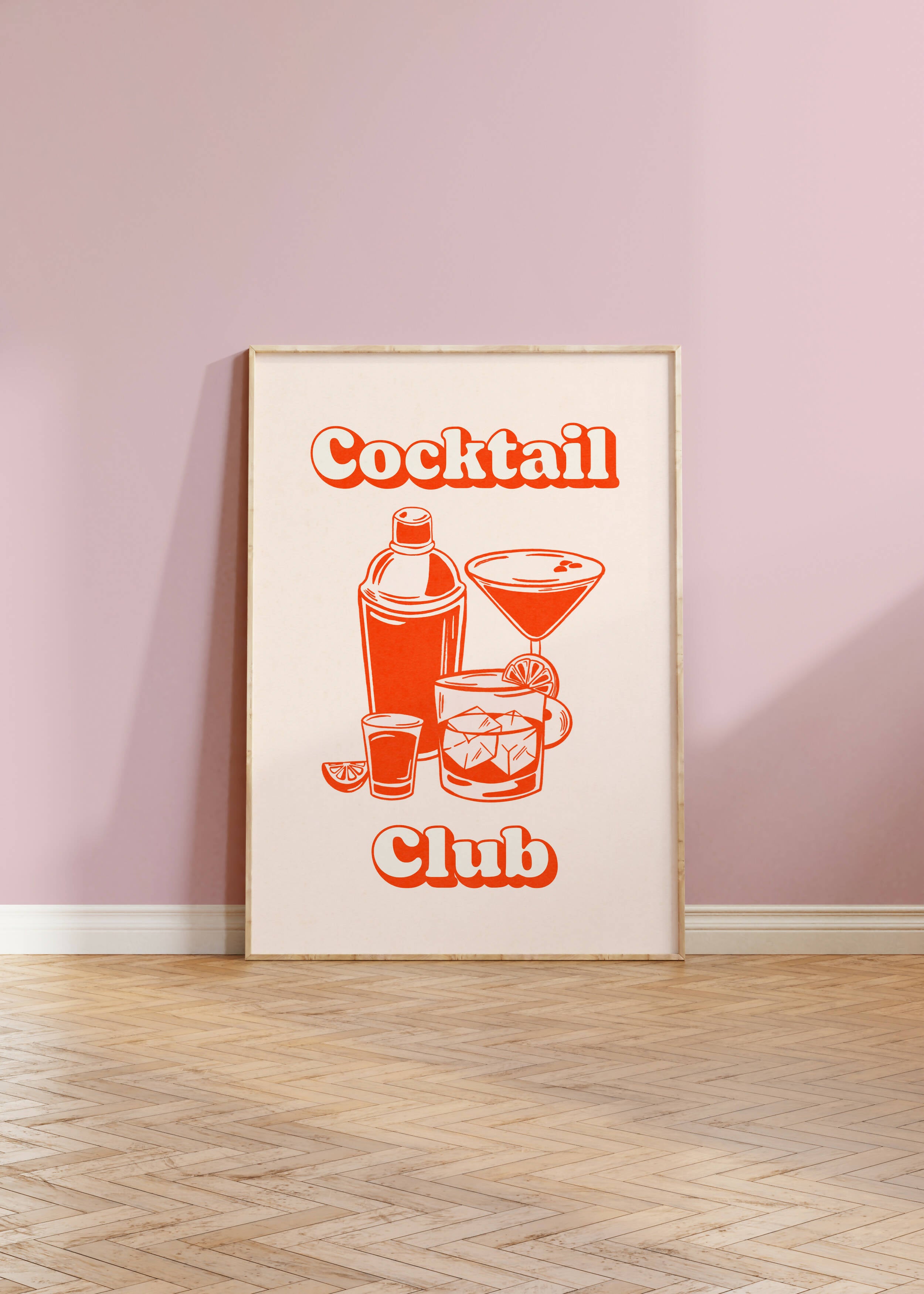 Cocktail Club Print for Stylish Home Decor | Art & Soul
