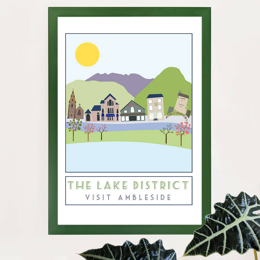 Ambleside Travel Poster