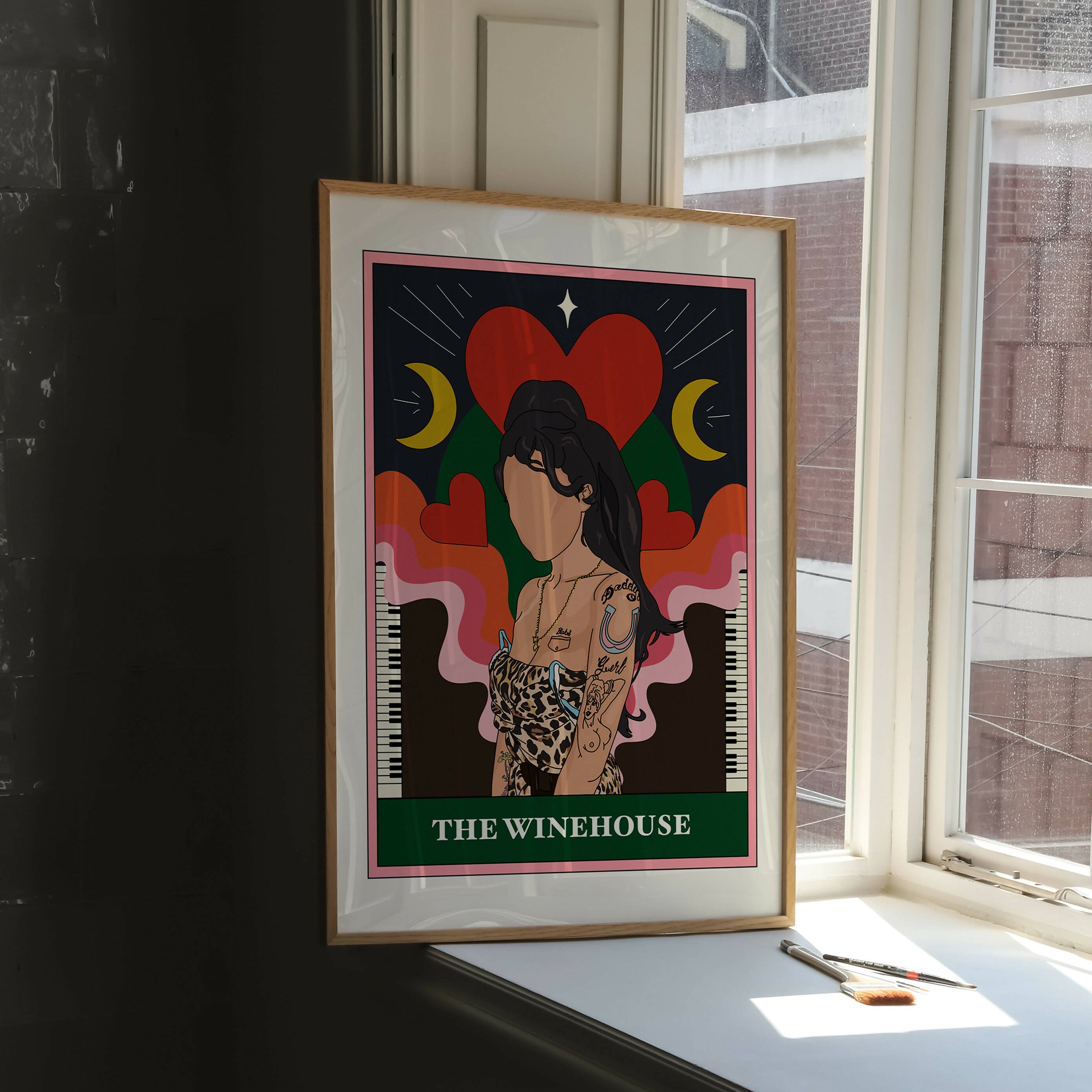 Amy Winehouse Tarot Print