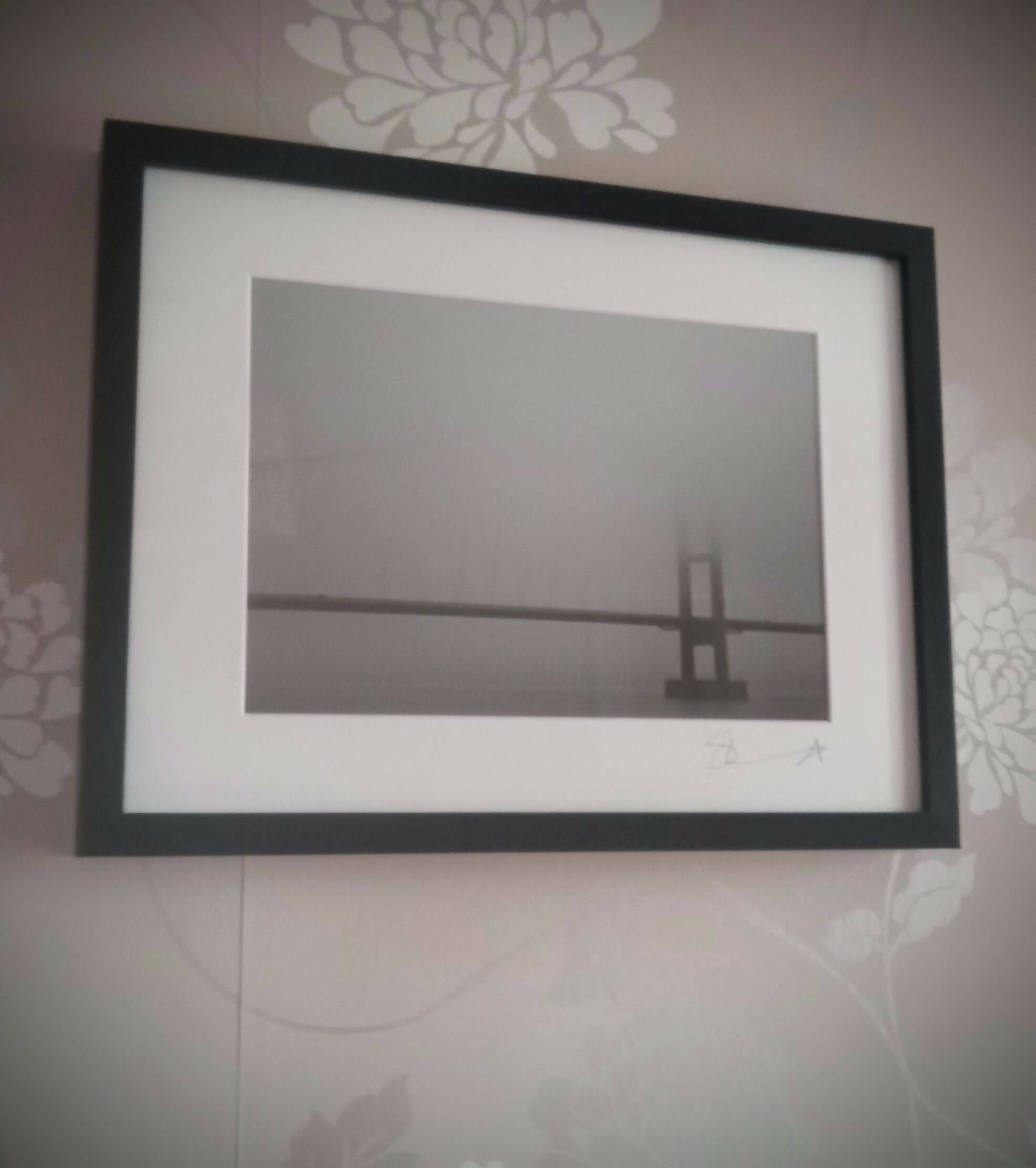 Humber Bridge fog (A4 Frame)