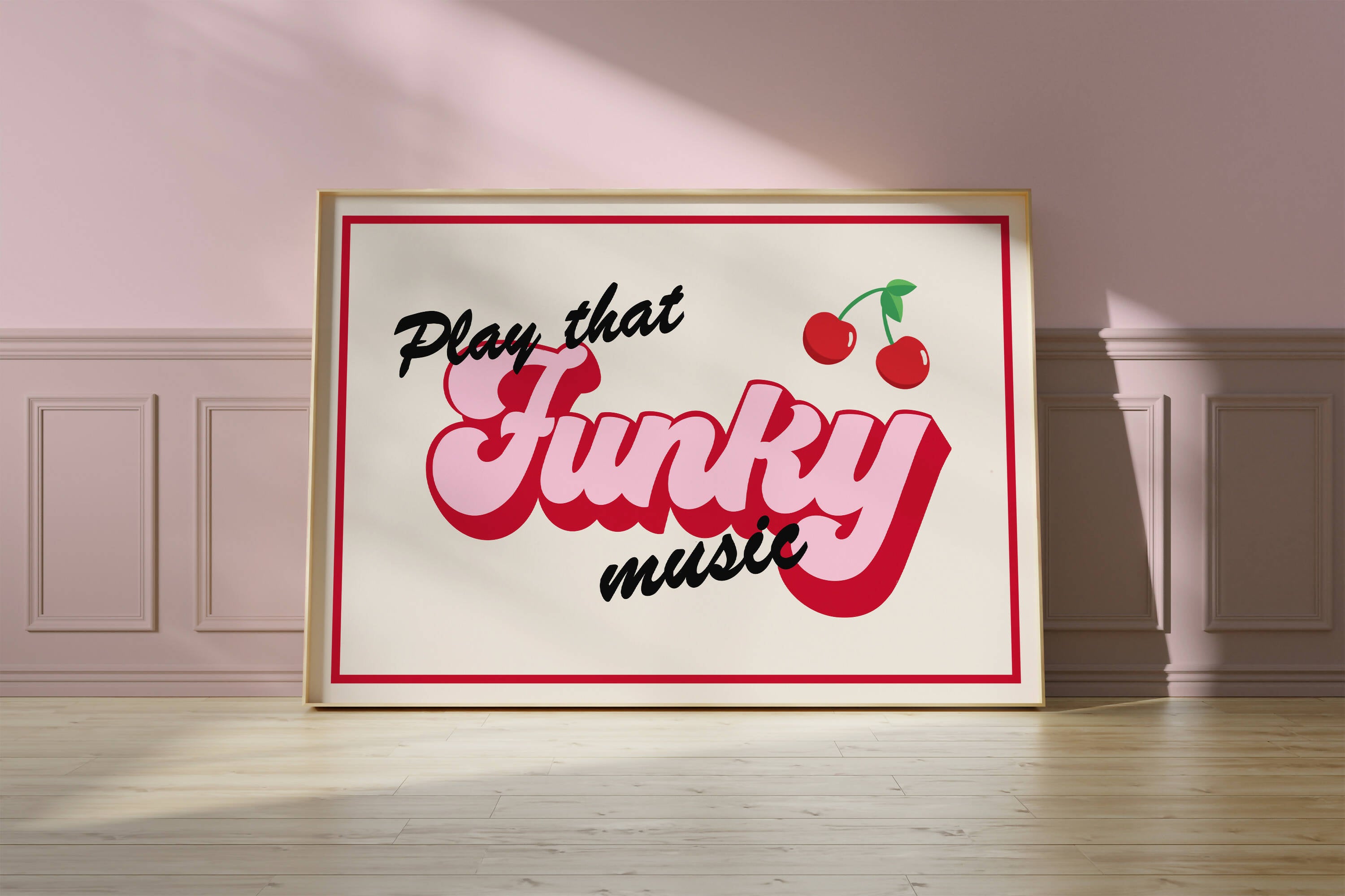 Play That Funky Music Print - Perfect for Music Lovers | Art & Soul