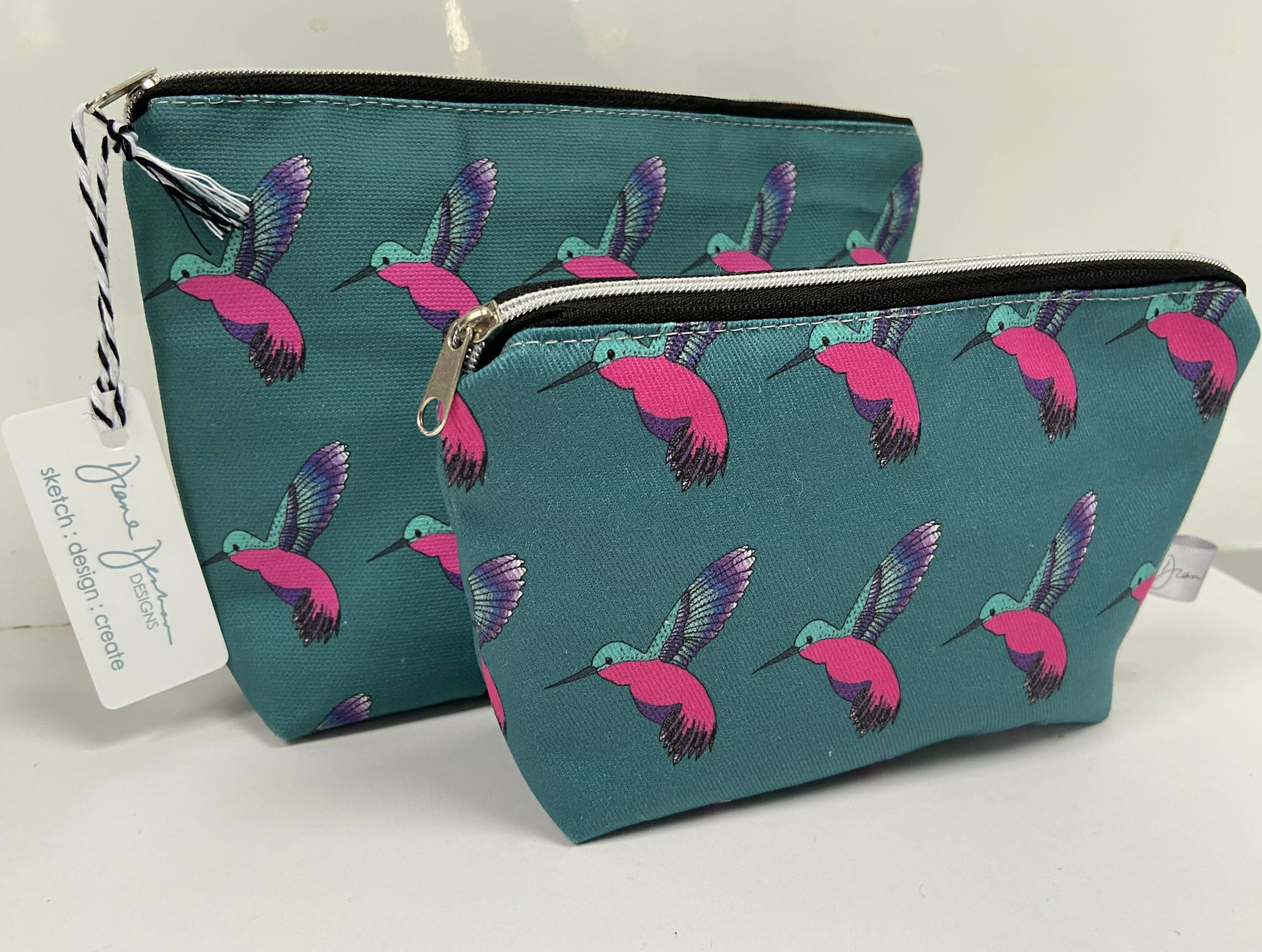 Original Designs - Hummingbird Make Up Bags
