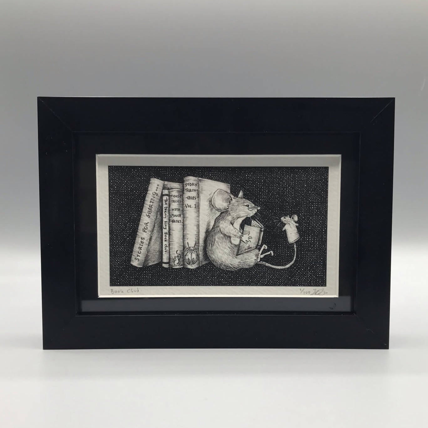 Book Club - Framed Limited Edition Print by Jenny Davies
