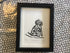 Cockapoo Framed Lino Cut Print