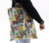 Spring Floral Print Tote Bag