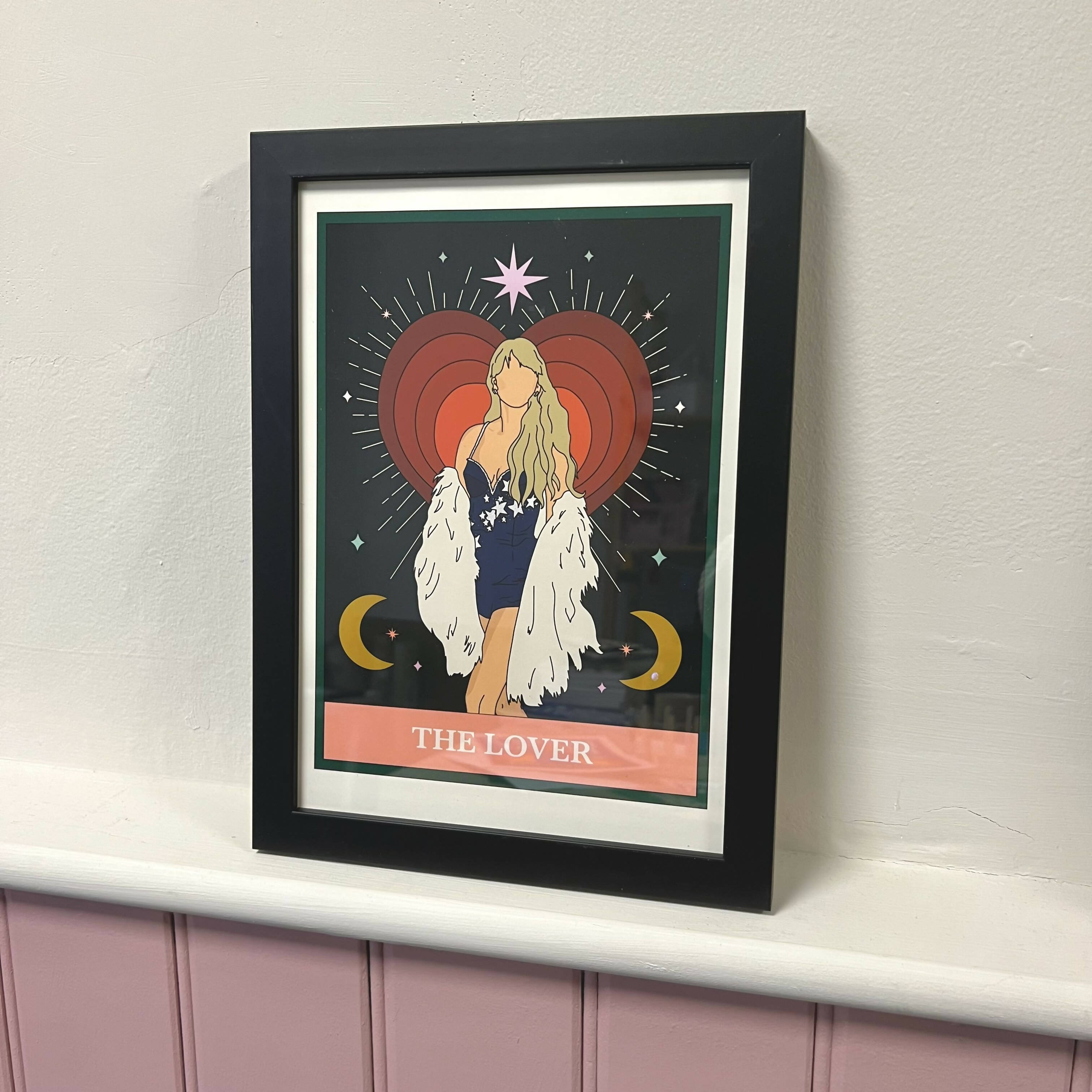 FRAMED The Lover Tarot Print