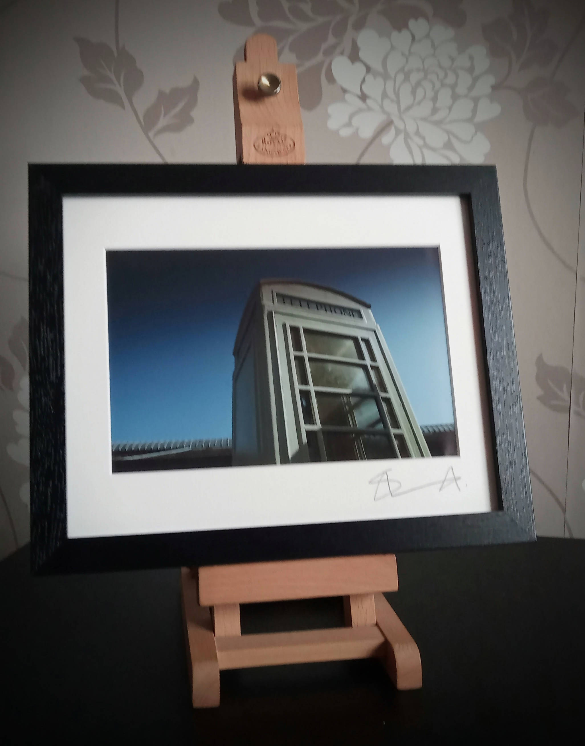 White Phone Box (Small Frame)