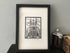 Beverley Minster South Transcept Framed Lino Cut Print