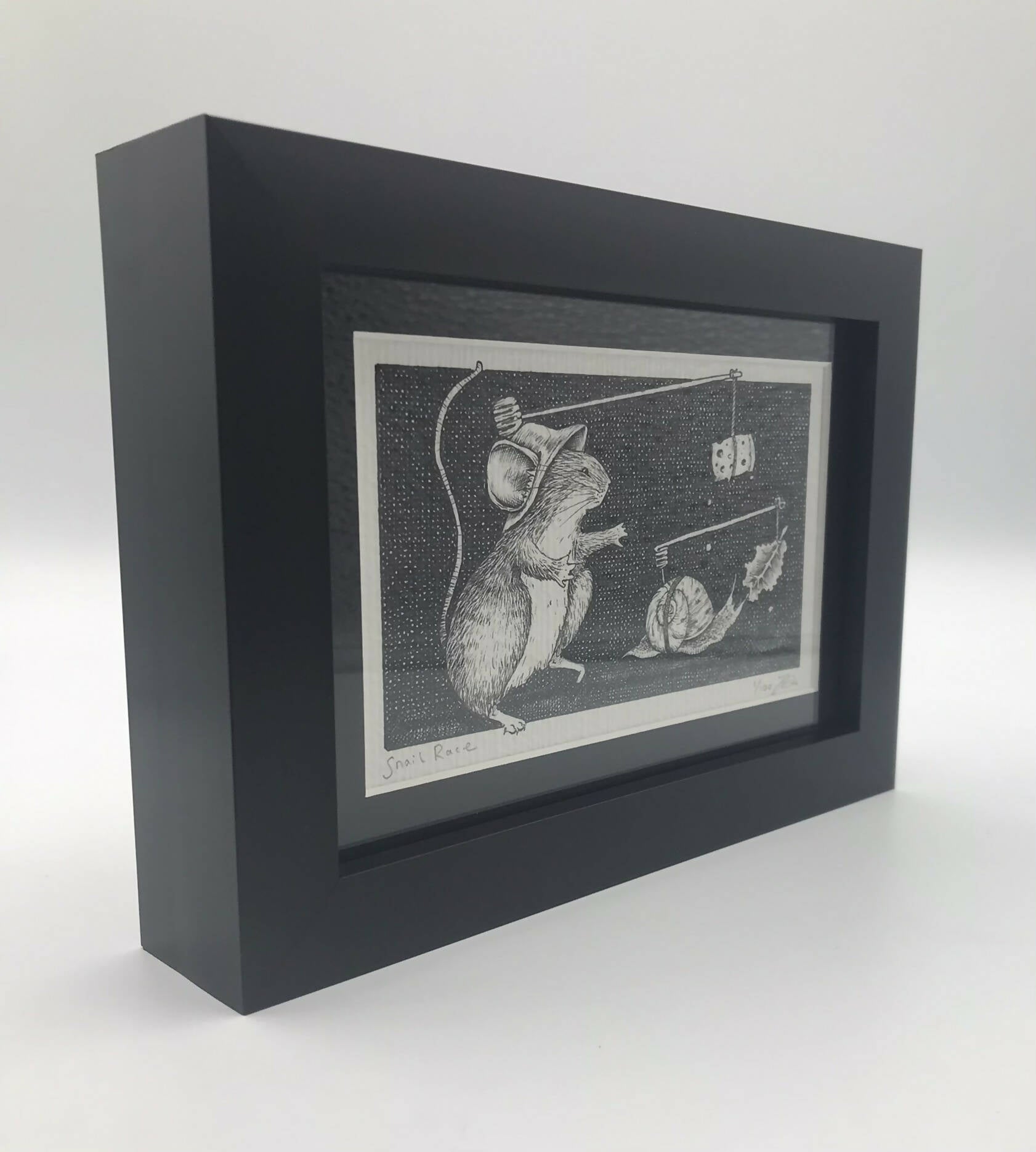 Snail Race - Limited Edition Print by Jenny Davies