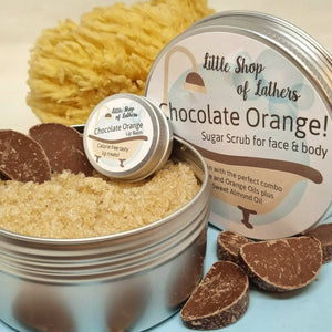 Chocolate Orange Sugar Scrub - Exfoliating Body Sugar