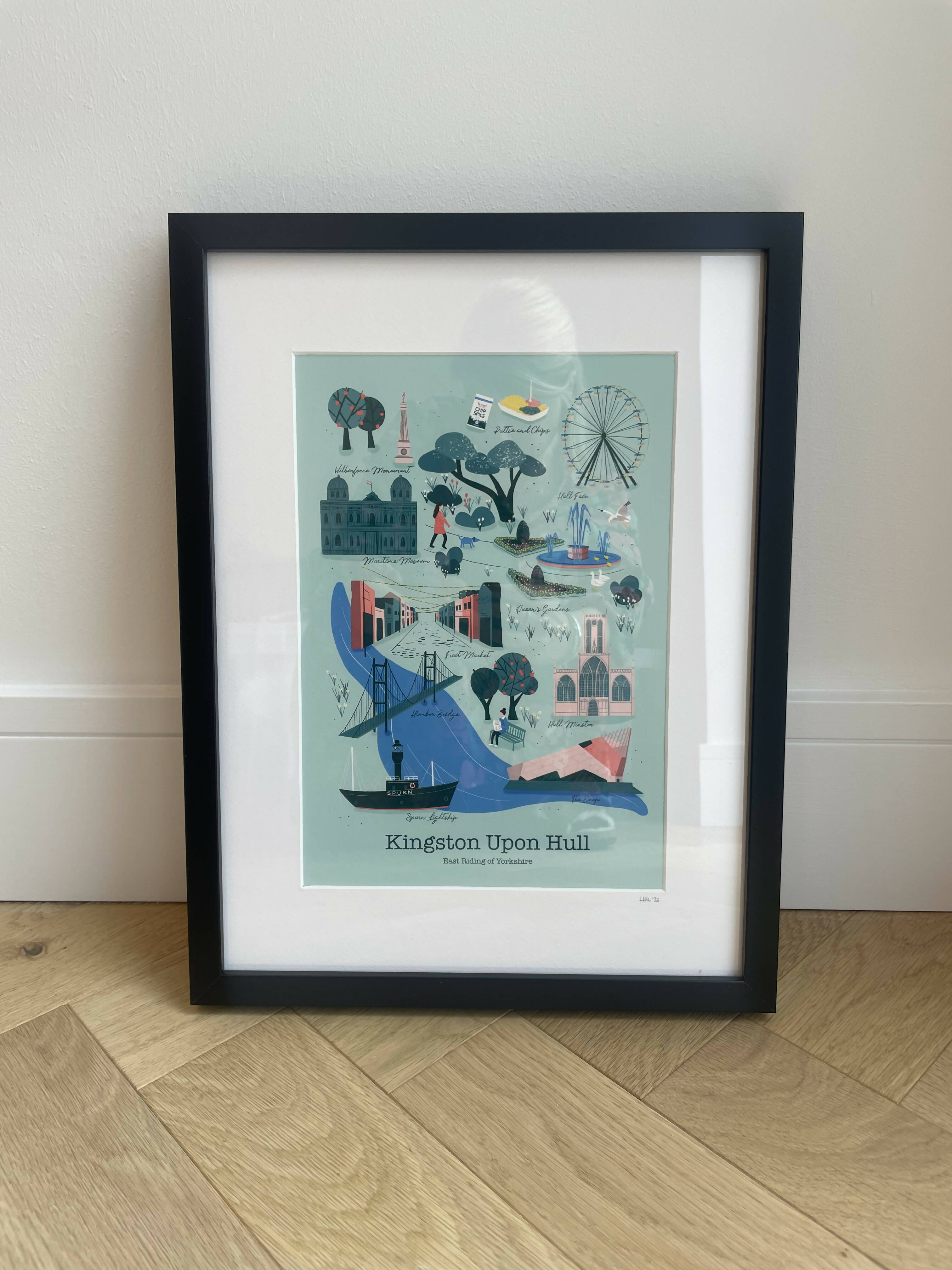 Framed ‘Light Hull’ Art Print