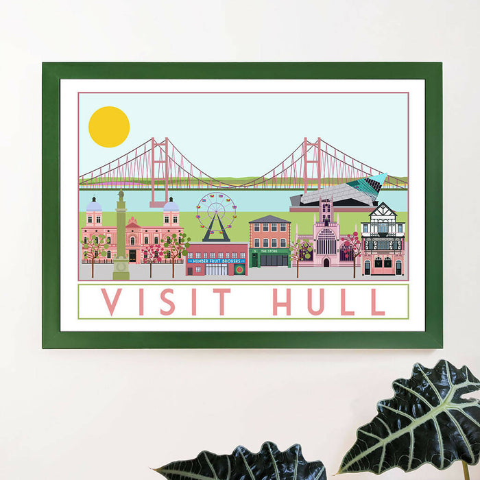 Visit Hull Travel Poster