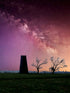 Black Mill under the Milky Way, Portrait