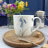 Fine Bone China Spring Flower and Bee Mug