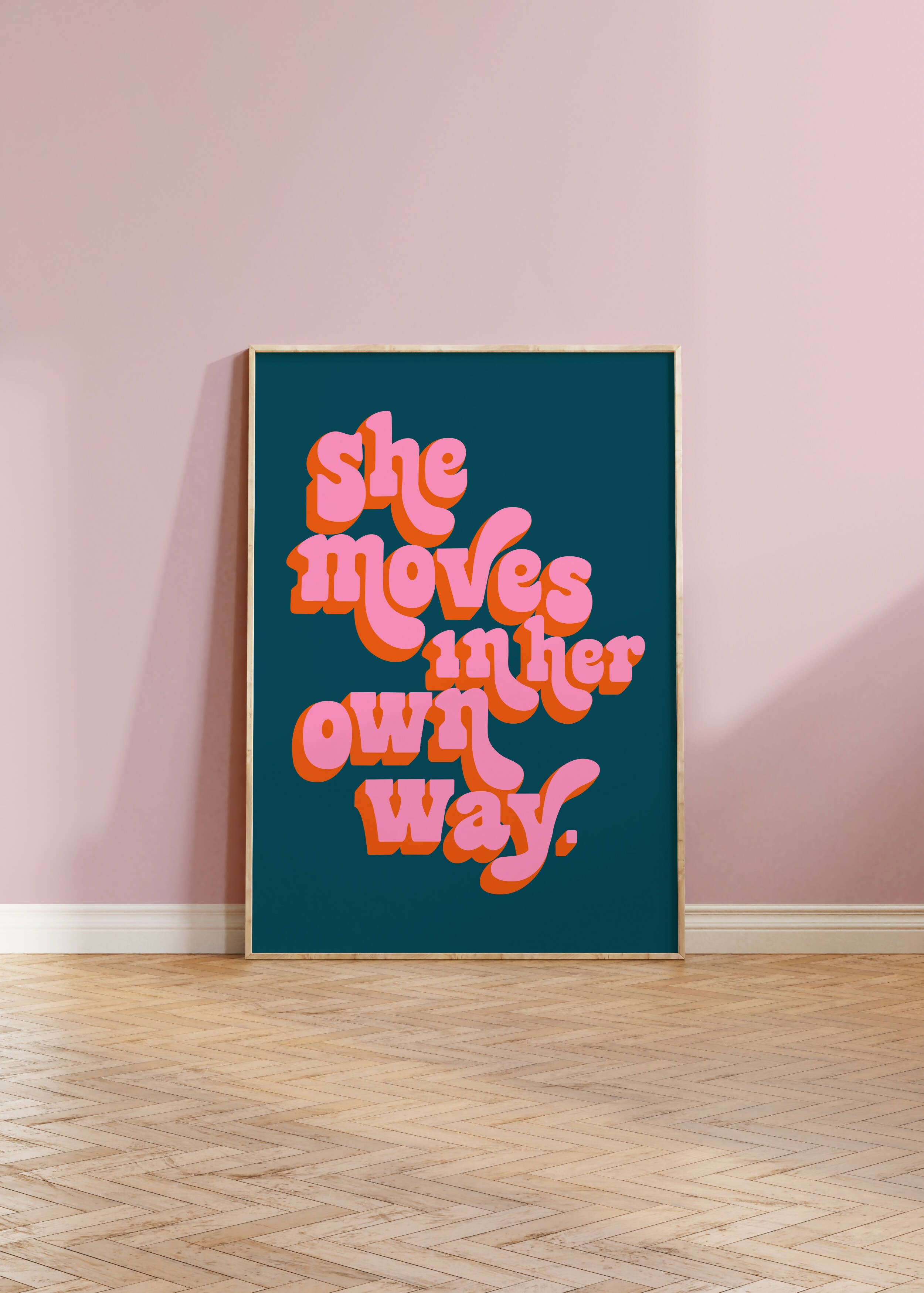 She Moves In Her Own Way Print - Perfect for Music Lovers | Art & Soul