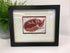 Sleeping Fox Framed Lino Cut Print
