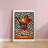 Tarot style print of popular music icon.
