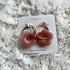 Resin Daisy Marble Hoops