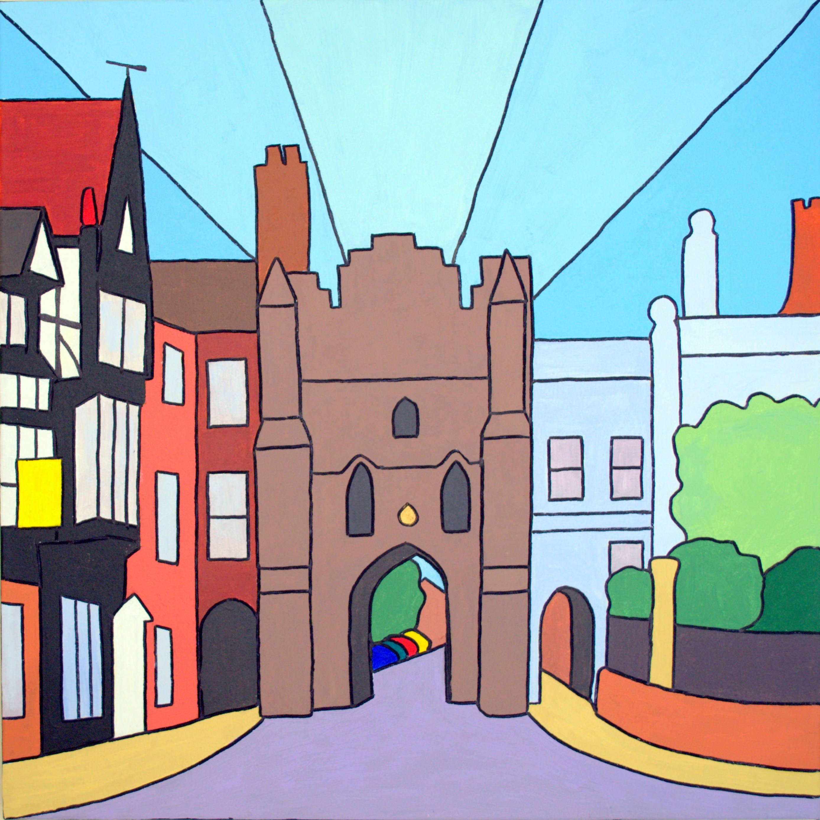 Framed print - North Bar, Beverley