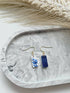 Blue China No. 8 - Handmade Polymer Clay Earrings