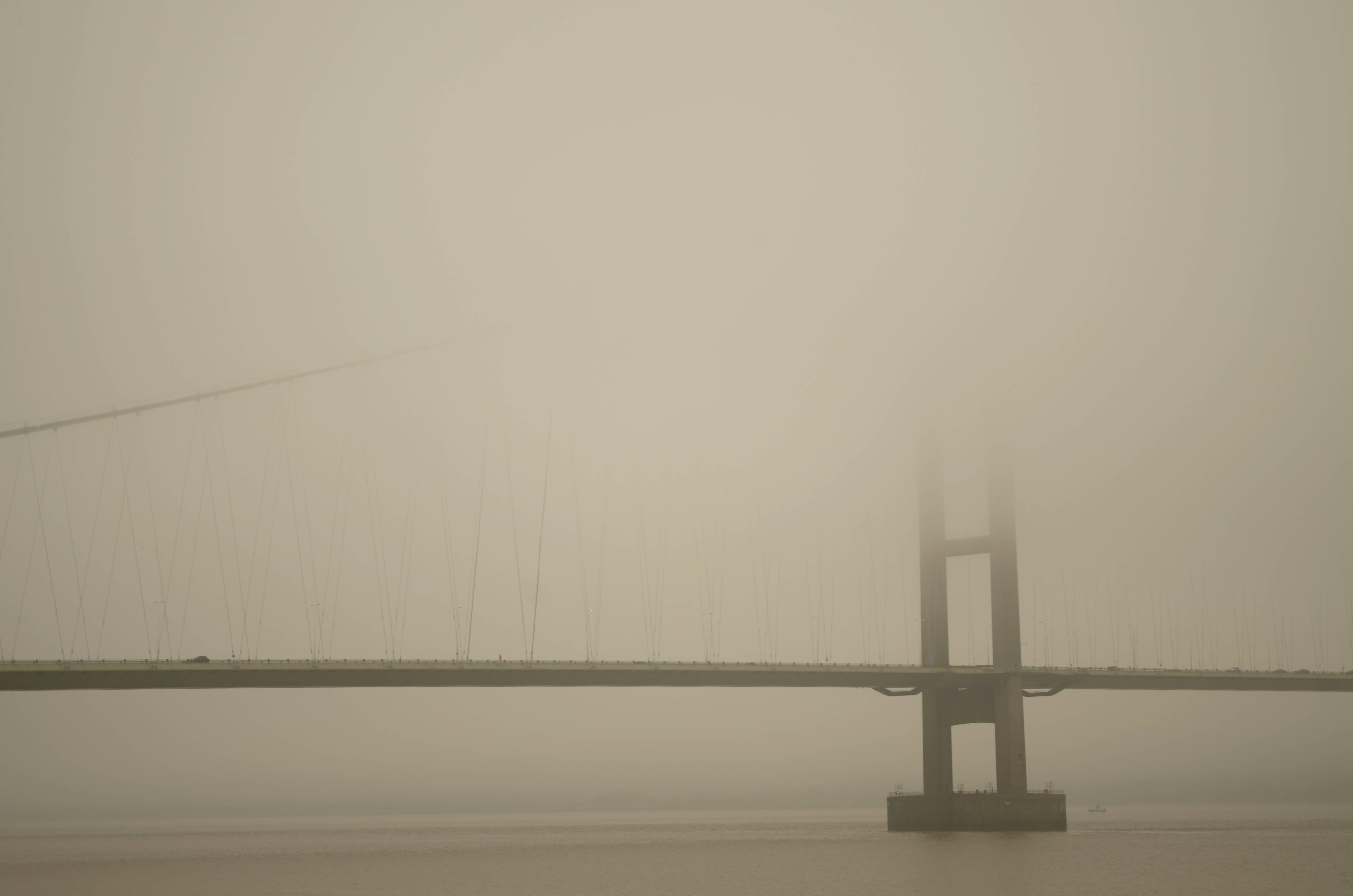 Humber Bridge Fog - Card