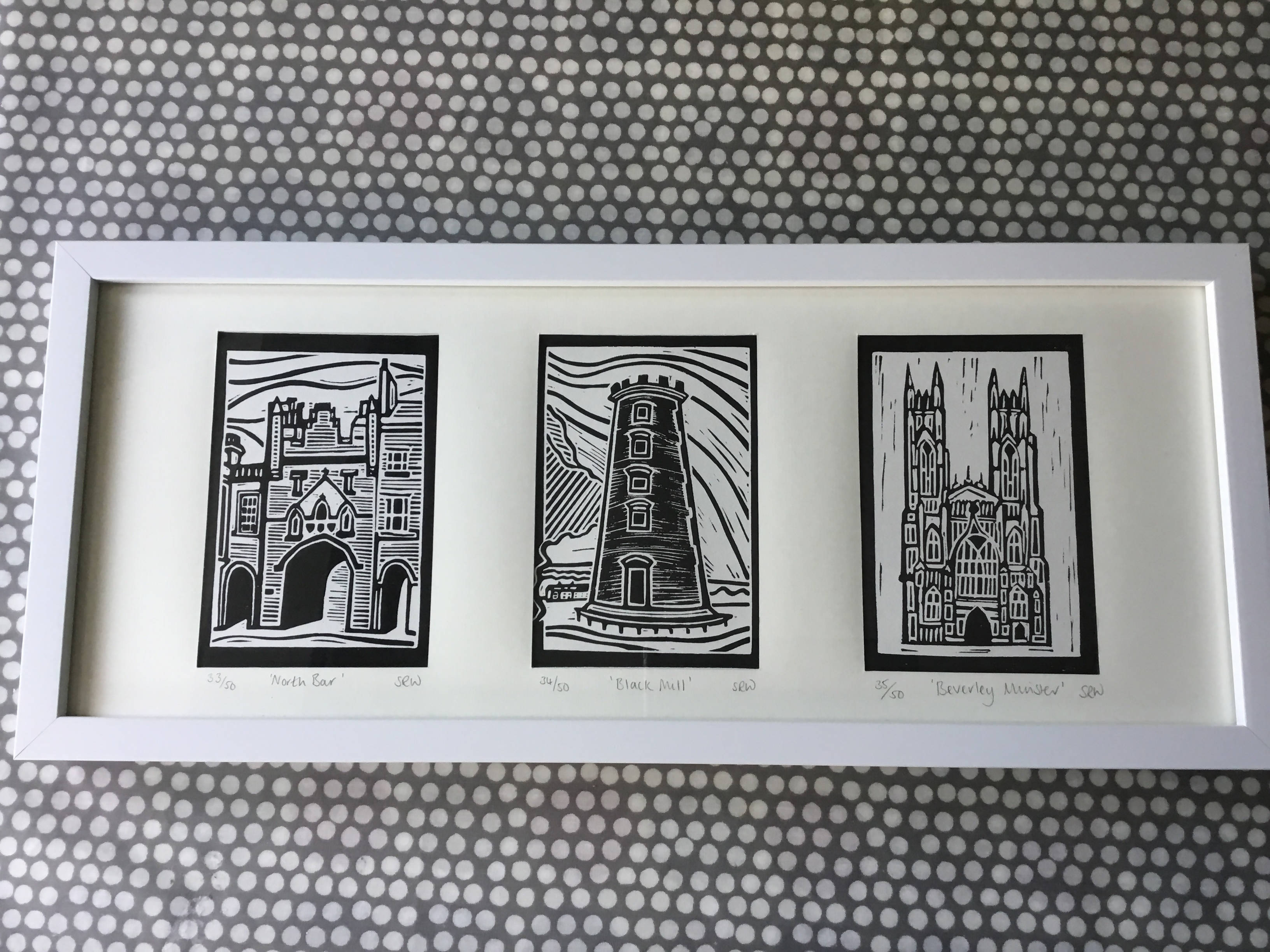 The Beverley Collection Framed Lino Cut Print