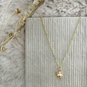 Mushroom Gold Plated Necklace