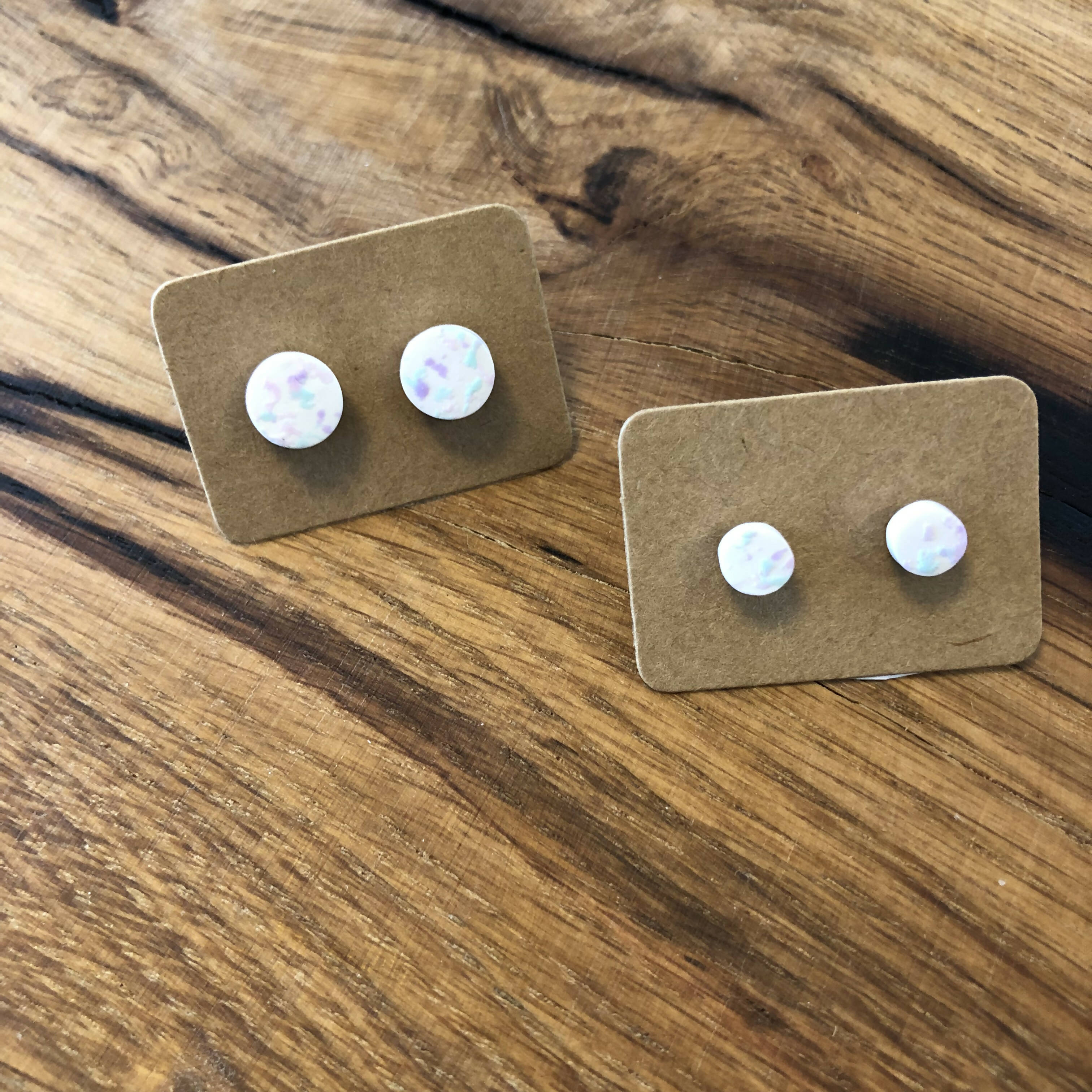 Polymer Clay Stud Earring Collection: Small