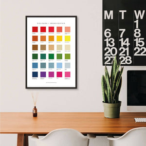 Colours of Manchester Print