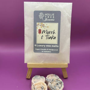 Myrrh & Tonka wax melts 4 pack