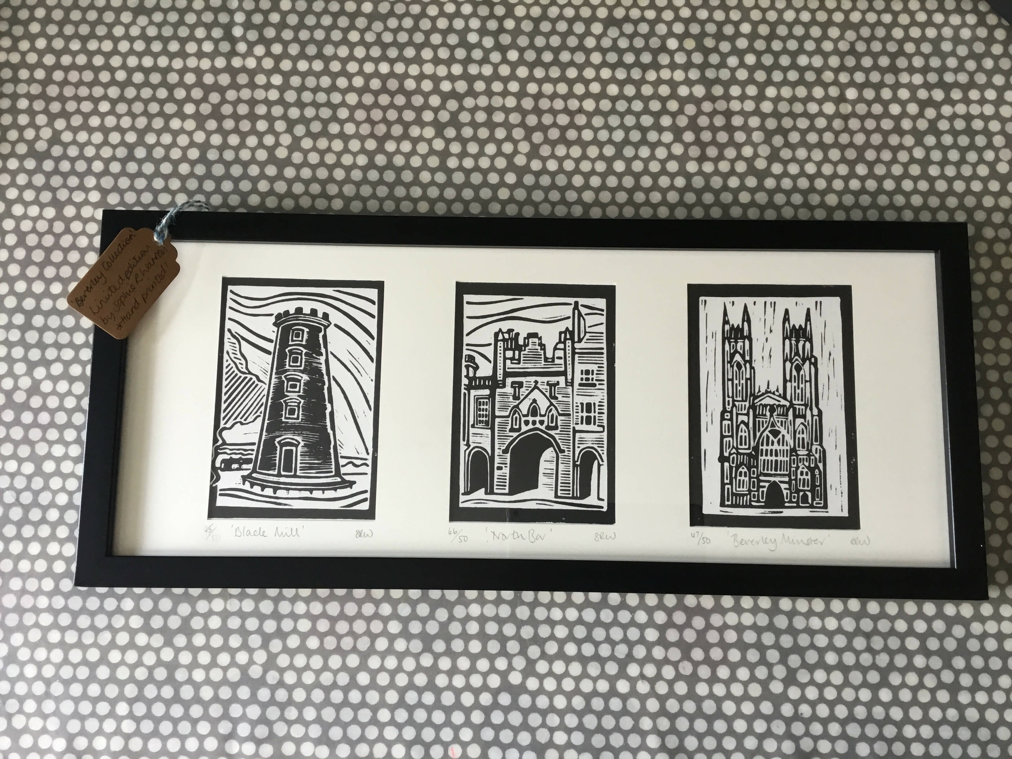 The Beverley Collection Framed Lino Cut Print