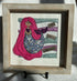 Mermaid Original Framed Textile Art
