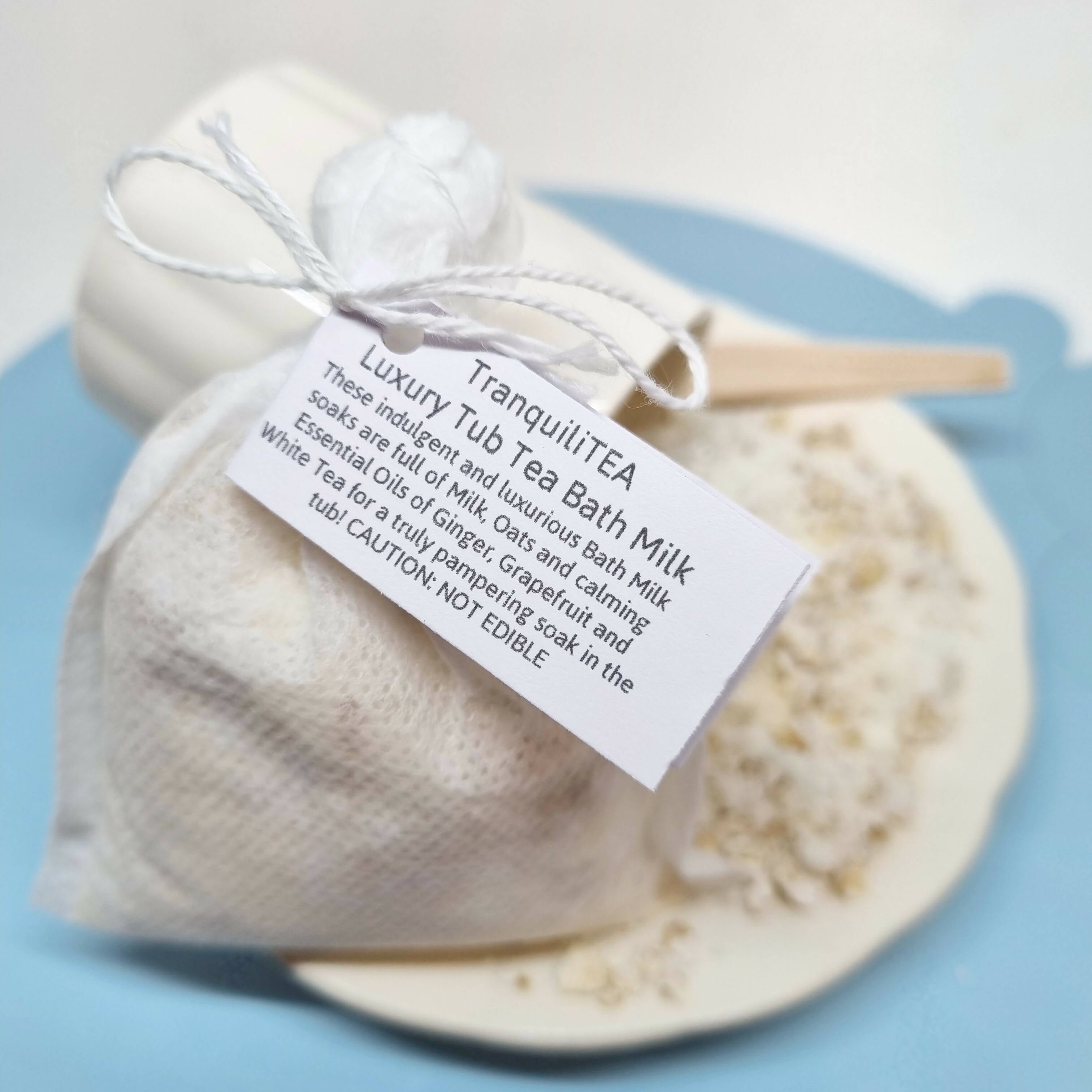 TranquiliTEA - Ginger, Grapefruit, White Tea Tub Tea Bath Milk