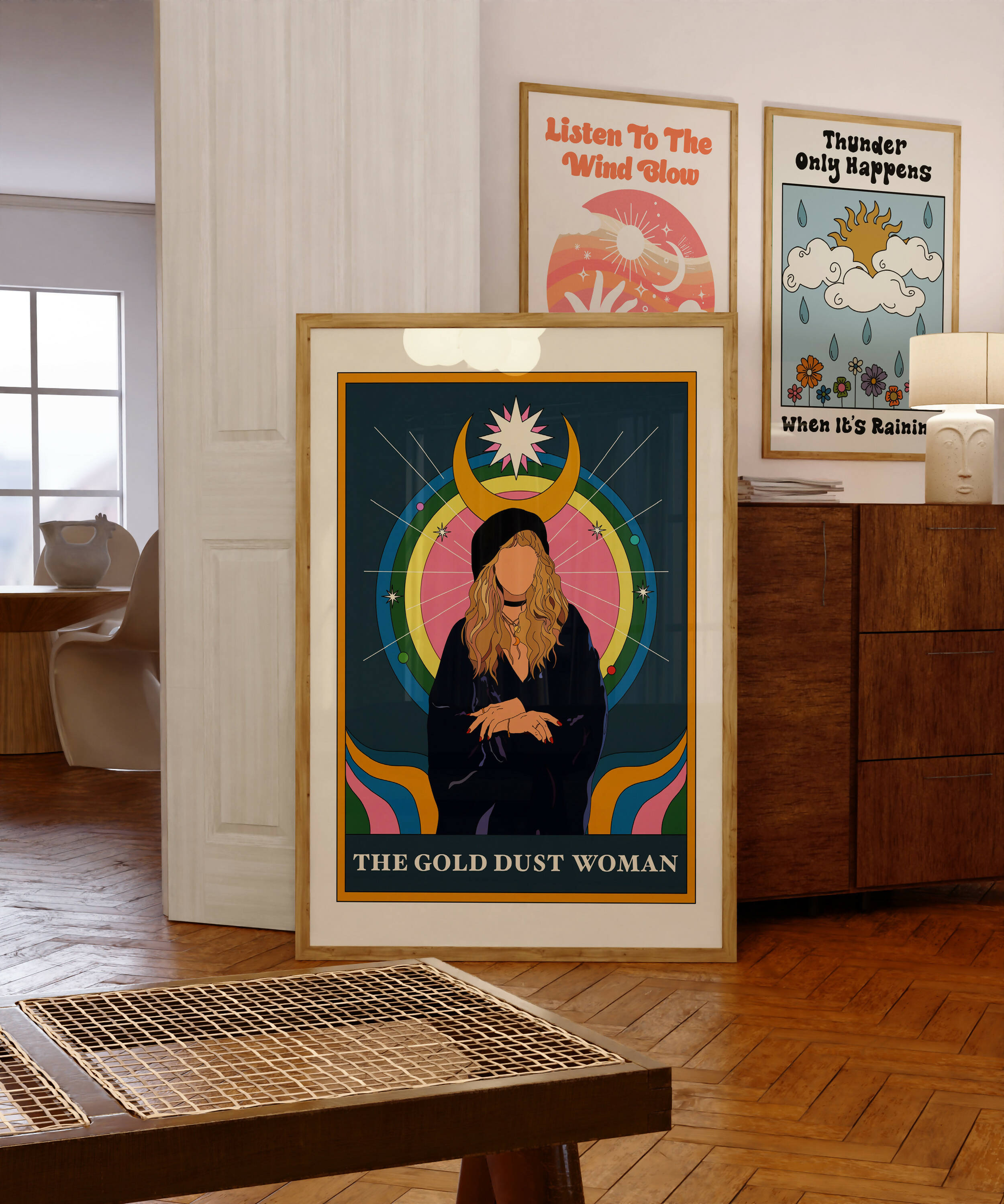 The Gold Dust Woman Tarot Print - Unique Art | Art & Soul