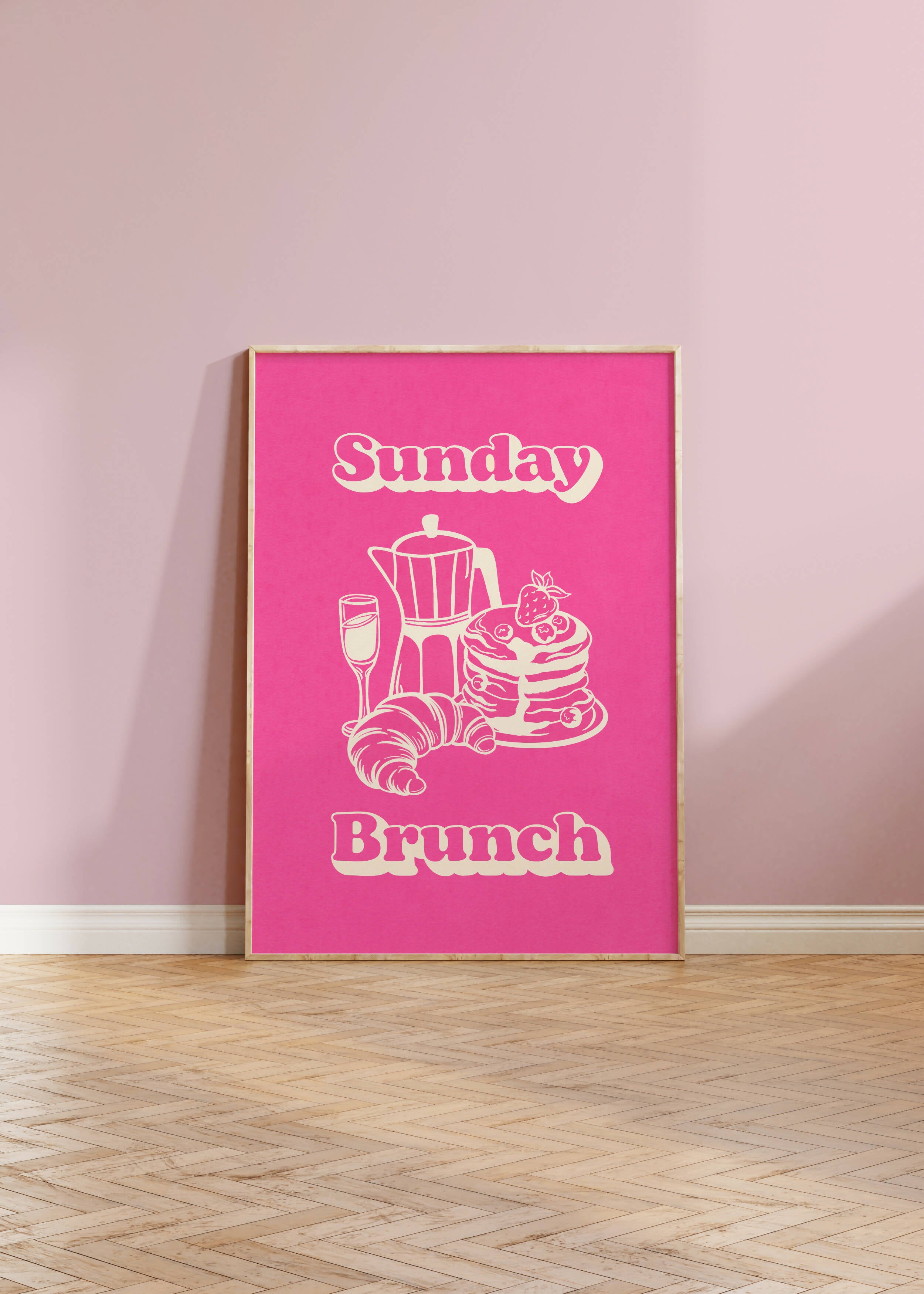 Stylish Sunday Brunch Print for Your Kitchen | Art & Soul