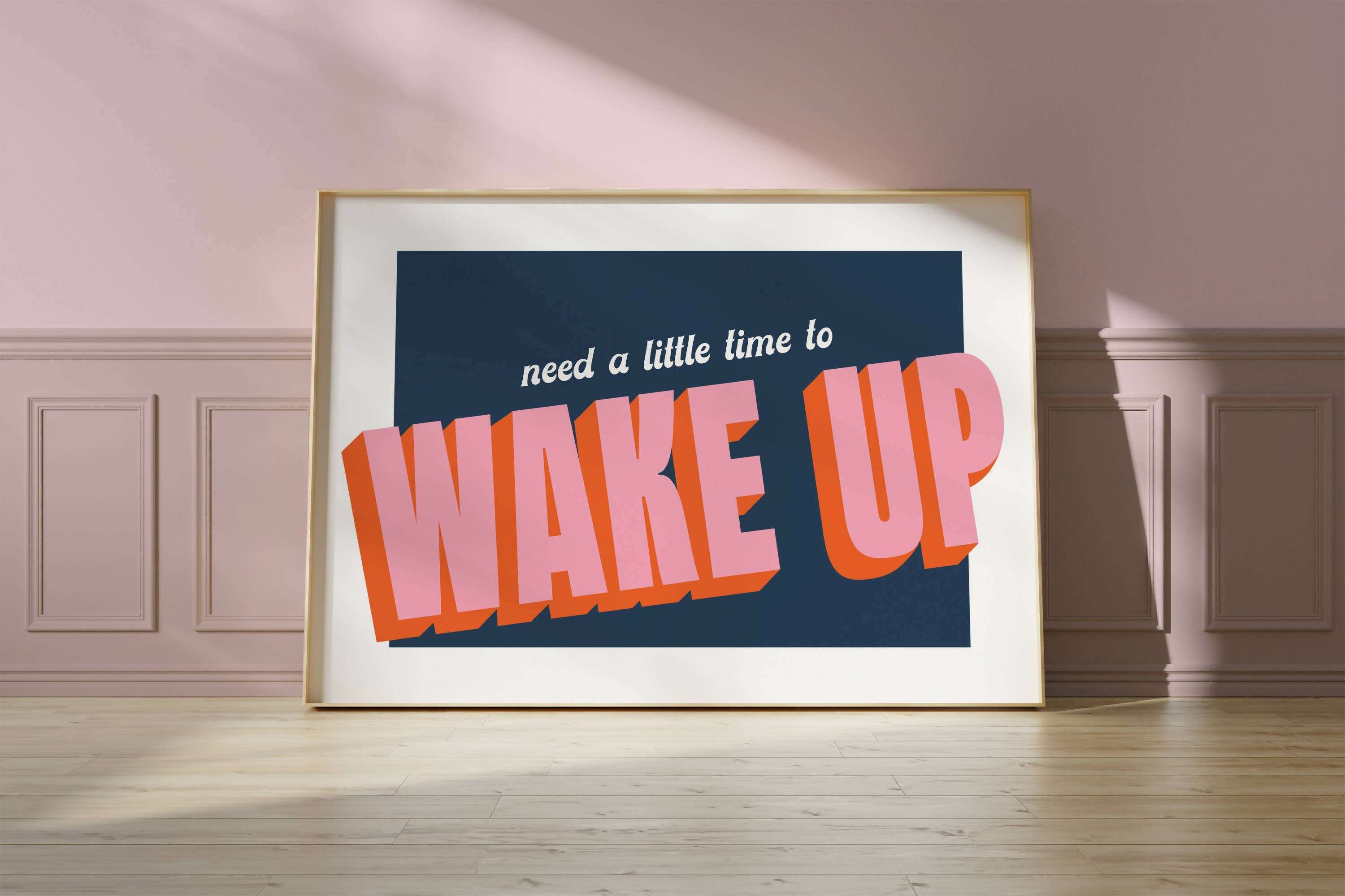 Need A Little Time to Wake Up Print | Unique Art | Art & Soul