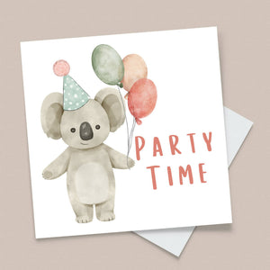 Happy Birthday Greeting Card - Koala