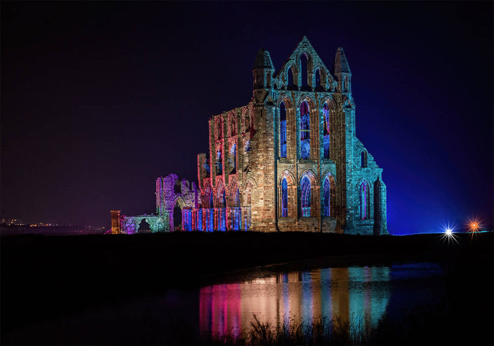 Whitby Abbey Illuminated Photograph