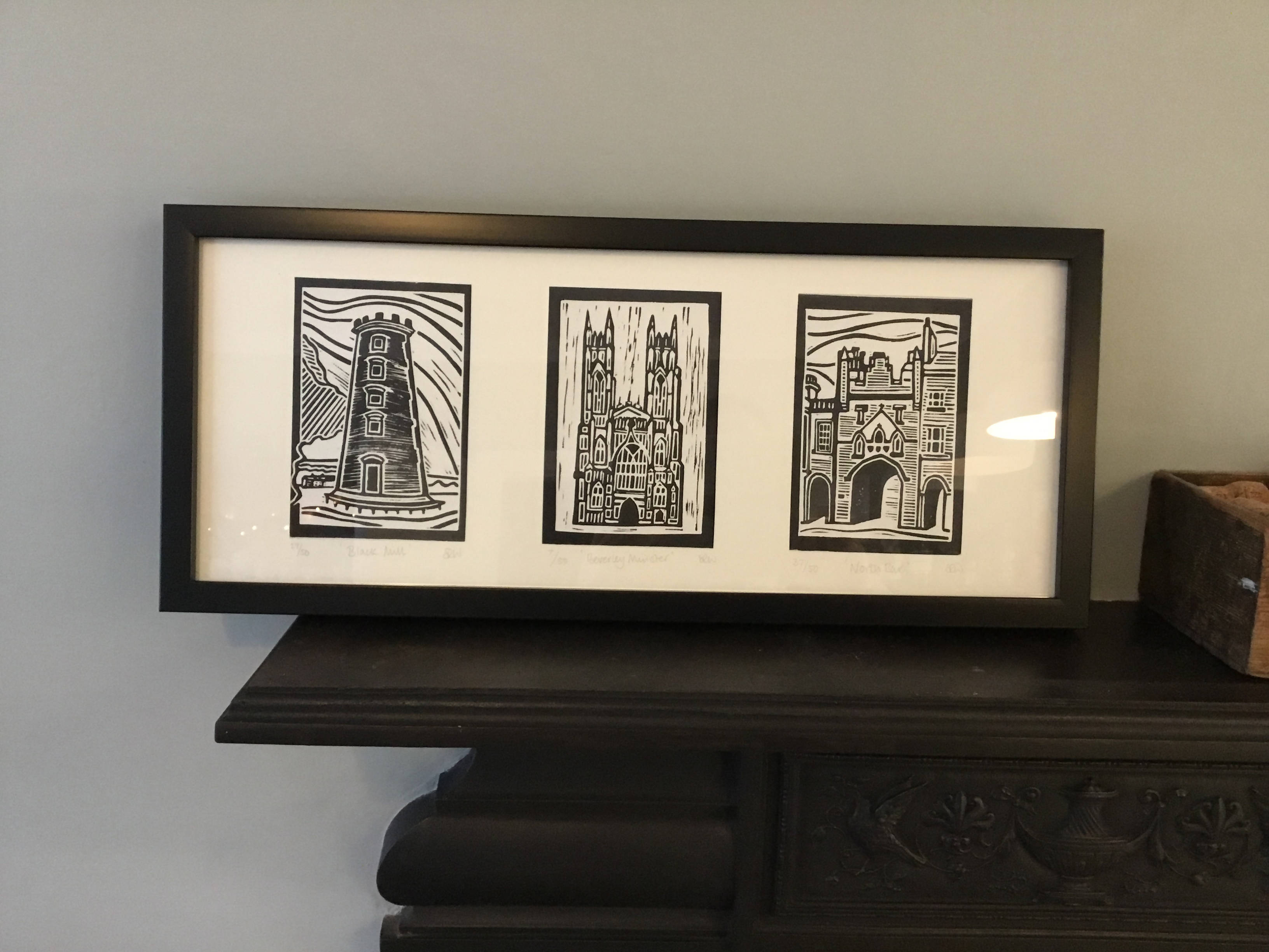The Beverley Collection Framed Lino Cut Print