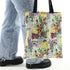 Spring Floral Print Tote Bag