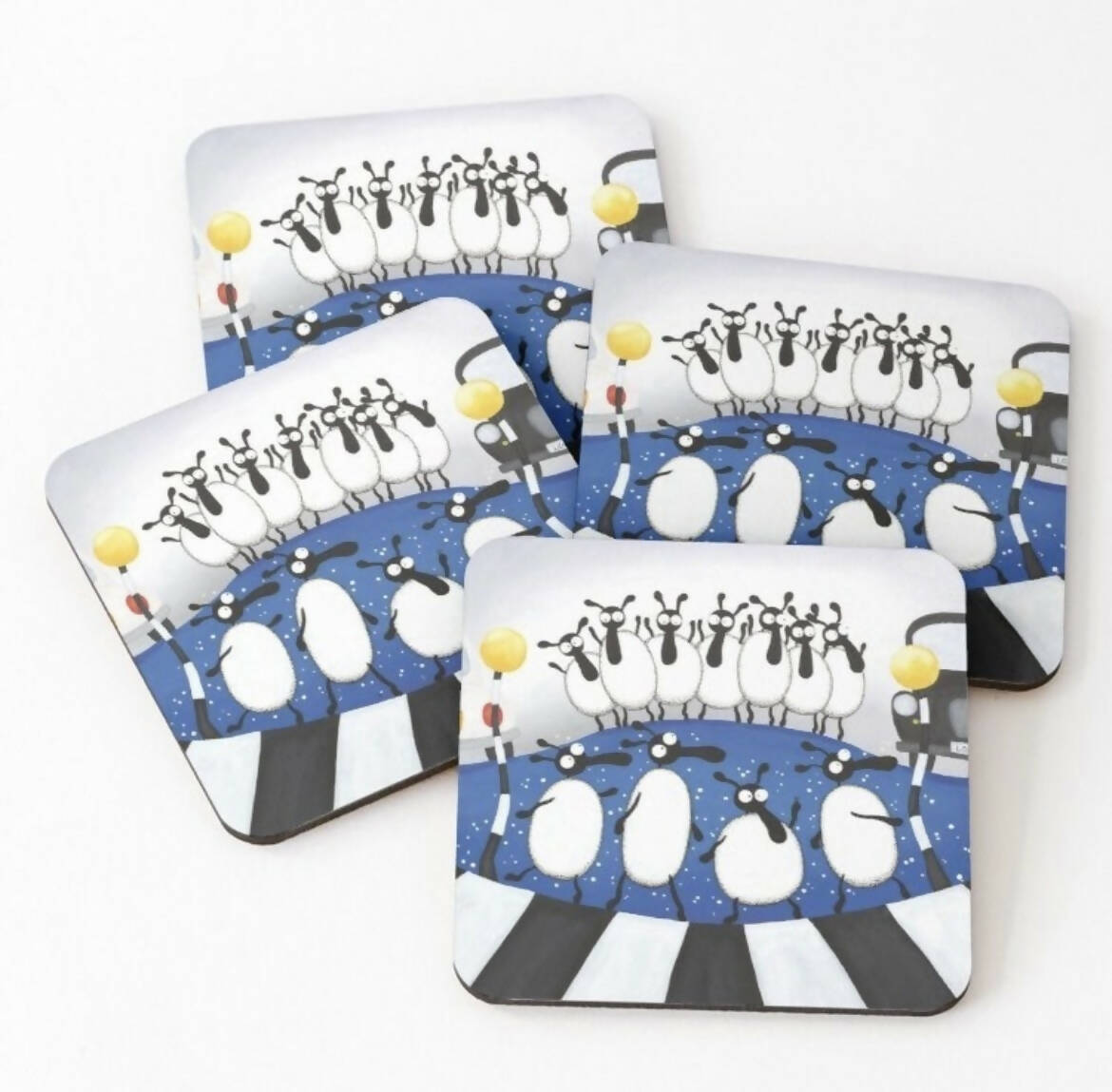 The Bleatles Coaster | Fun Sheep Art | Art & Soul