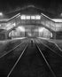 Beverley's iconic railway station - Black and White
